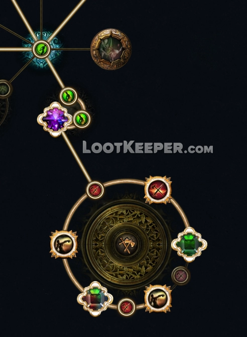 Ветка кластерных самоцветов Чемпиона